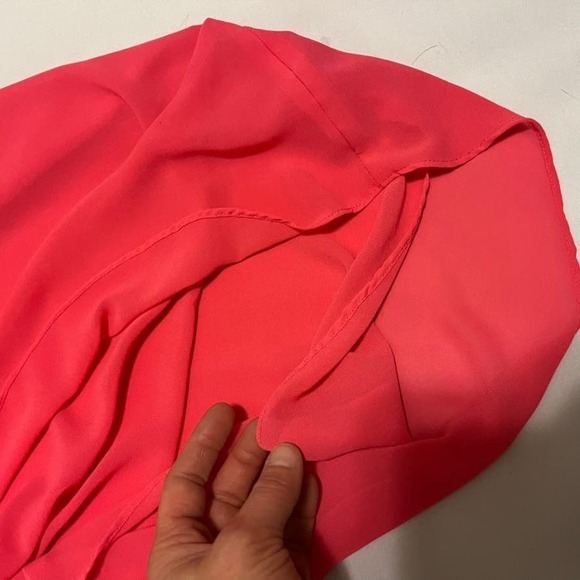 Naked Zebra pink sleeveless strappy blouse M - Picture 5 of 9